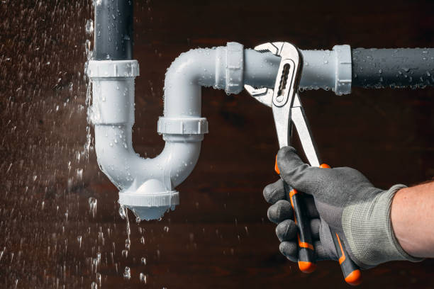 Professional Water Line Repair technician working in Haslet, TX